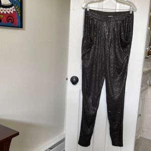 Michael Kors sequined straight leg pants.
